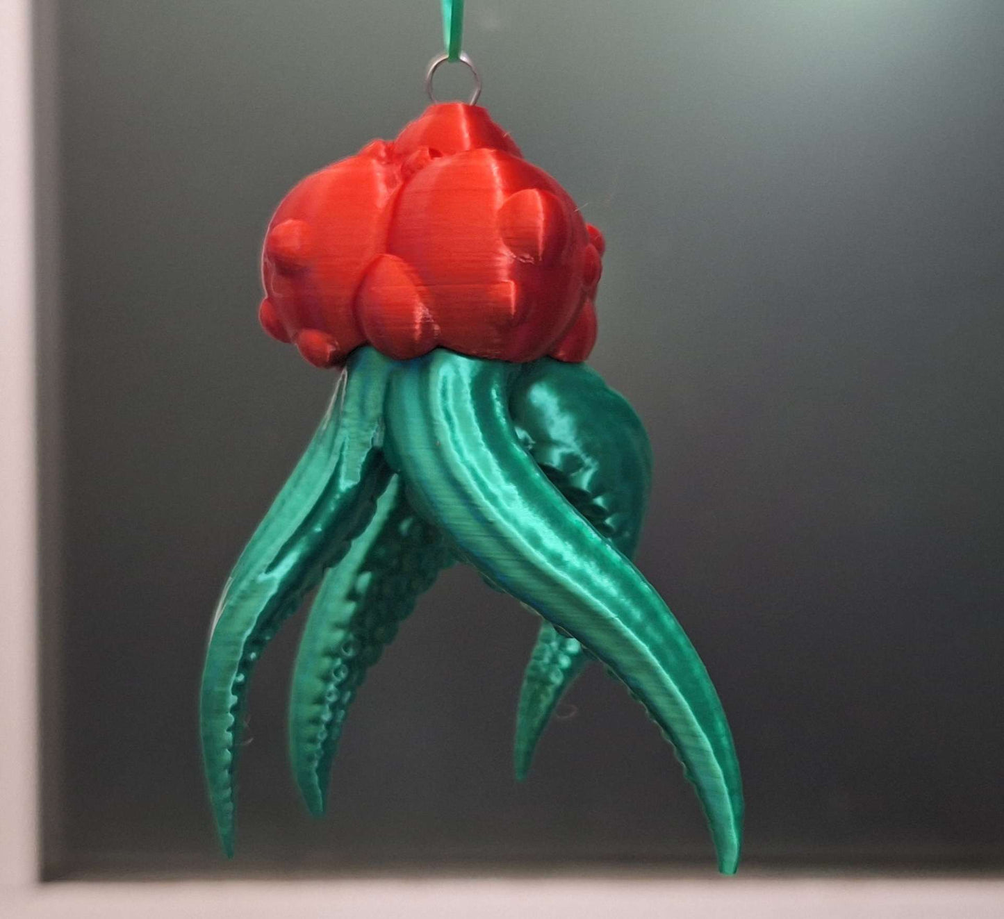 Cursed Holly Tentacle Ornament Horror Christmas Tree Decoration