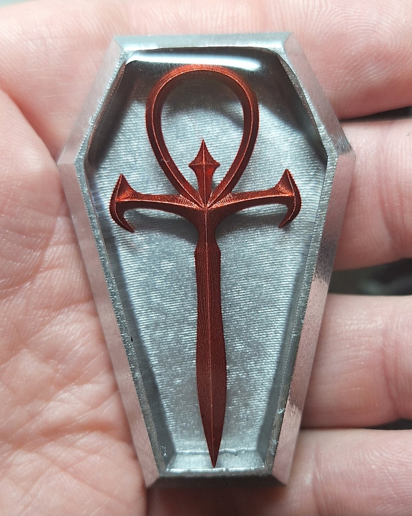Vampire: The Masquerade Ankh Coffin Pendant