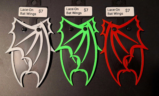 Bat Wing Lace Accessories – Gothic Shoe & Boot Add-Ons