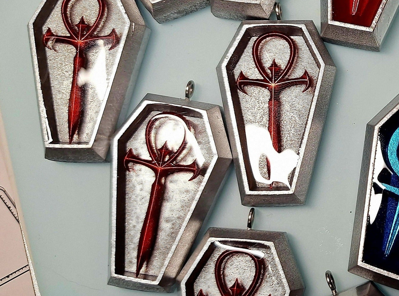 Vampire: The Masquerade Ankh Coffin Pendant