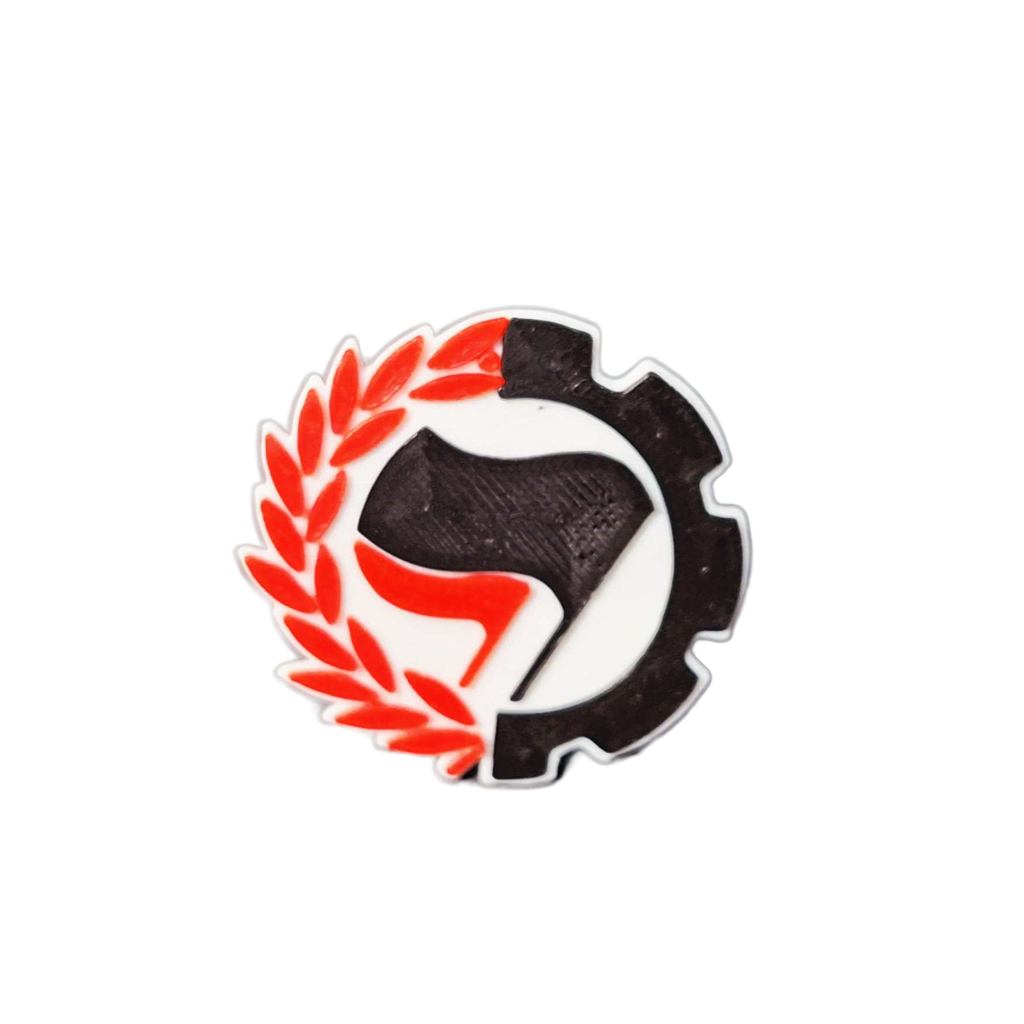Antifascist Emblem Pin