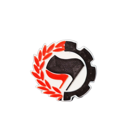 Antifascist Emblem Pin